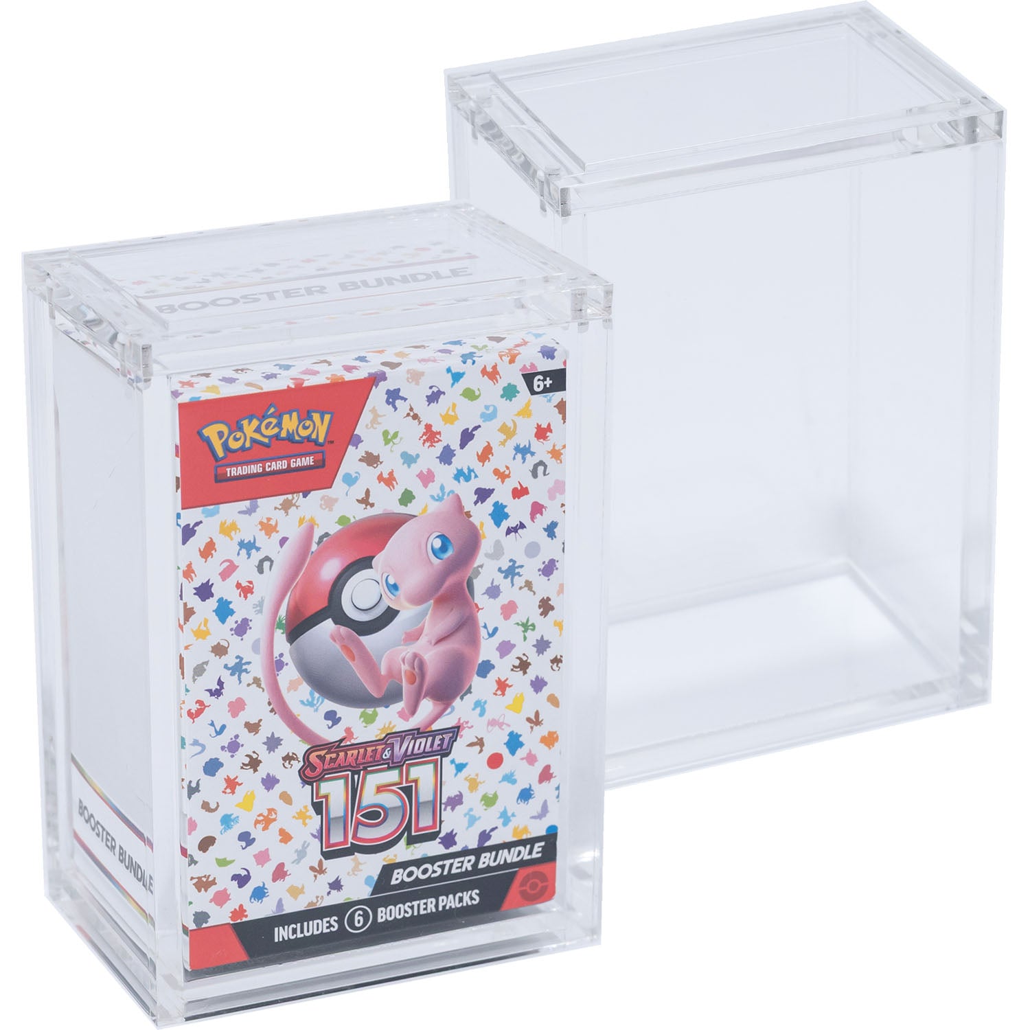 Acrylic Case for Pokemon 151 Booster Bundle Box Acrylic Case for Pokemon 151 Booster Bundle Box