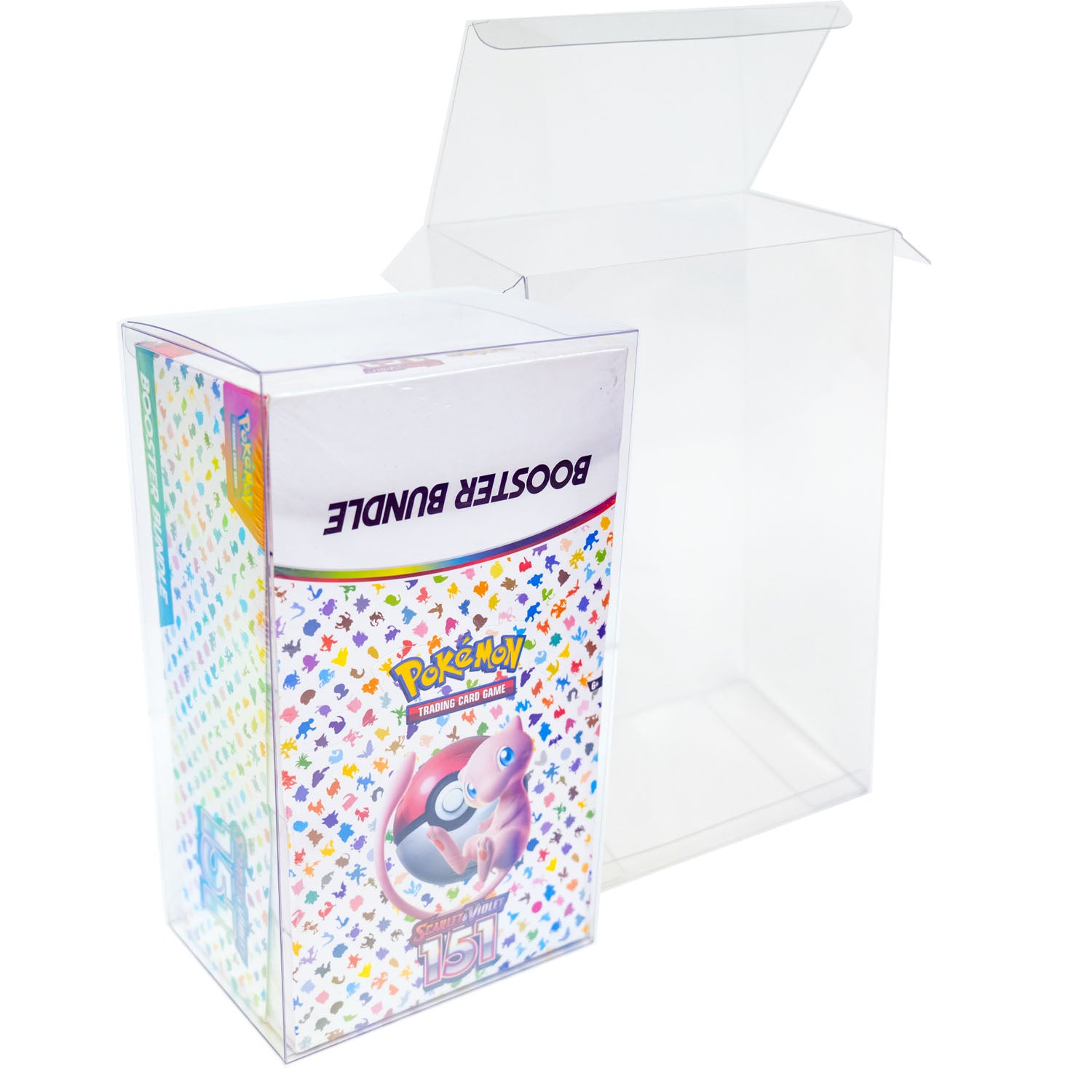 151 booster bundle display box Pokemon Booster Bundle and Build & Battle Display Box Protectors