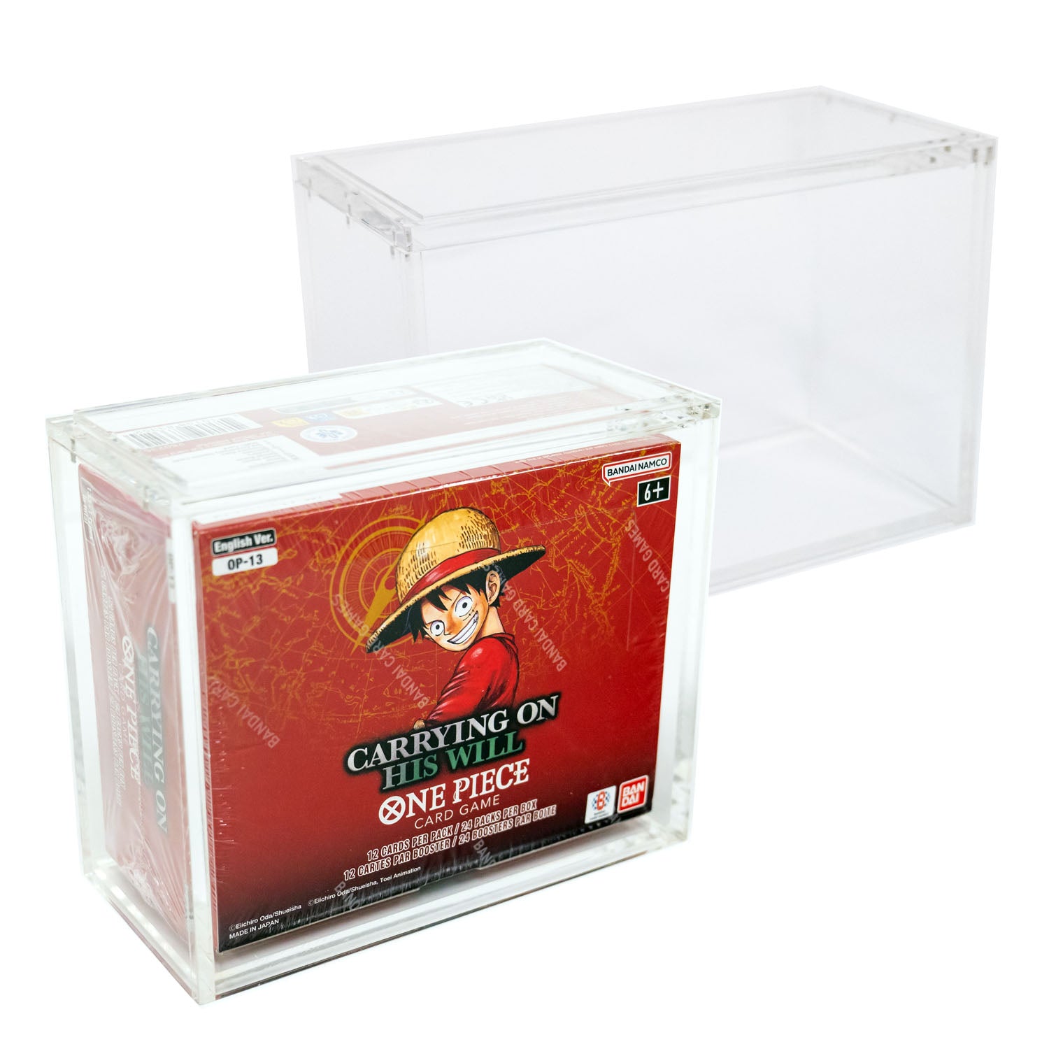 Acrylic Case for One Piece Booster Box OP-01 to OP-16 (01-02