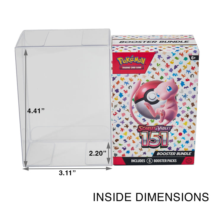 Pokemon 151 Booster Bundle Box Protectors - UV & Scratch-Resistant Pokemon 151 Booster Bundle Box Protectors - UV & Scratch-Resistant