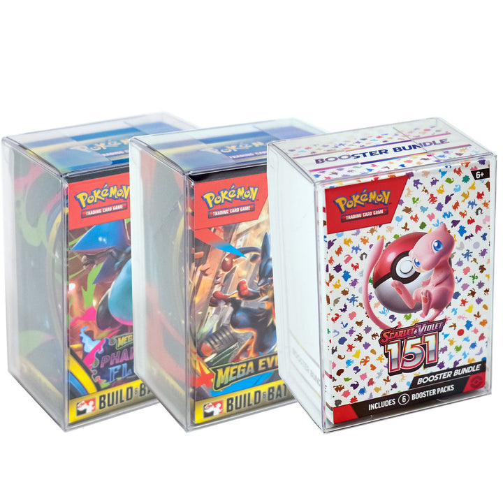 Pokemon 151 Booster Bundle Box Protectors - UV & Scratch-Resistant Platinum Protectors Wholesale Pokemon 151 Booster Bundle Box Protectors - UV & Scratch-Resistant Platinum Protectors Wholesale