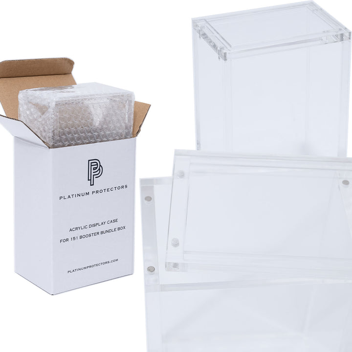 Acrylic Case for Pokemon 151 Booster Bundle Box Platinum Protectors Wholesale Acrylic Case for Pokemon 151 Booster Bundle Box Platinum Protectors Wholesale
