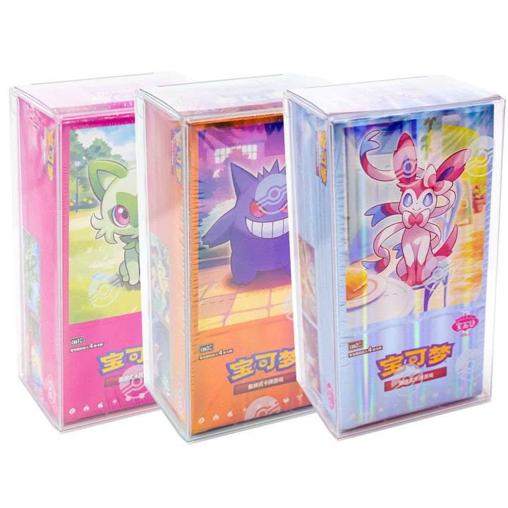 Pokemon Chinese Gem Pack Box Protectors - UV & Scratch-Resistant ...