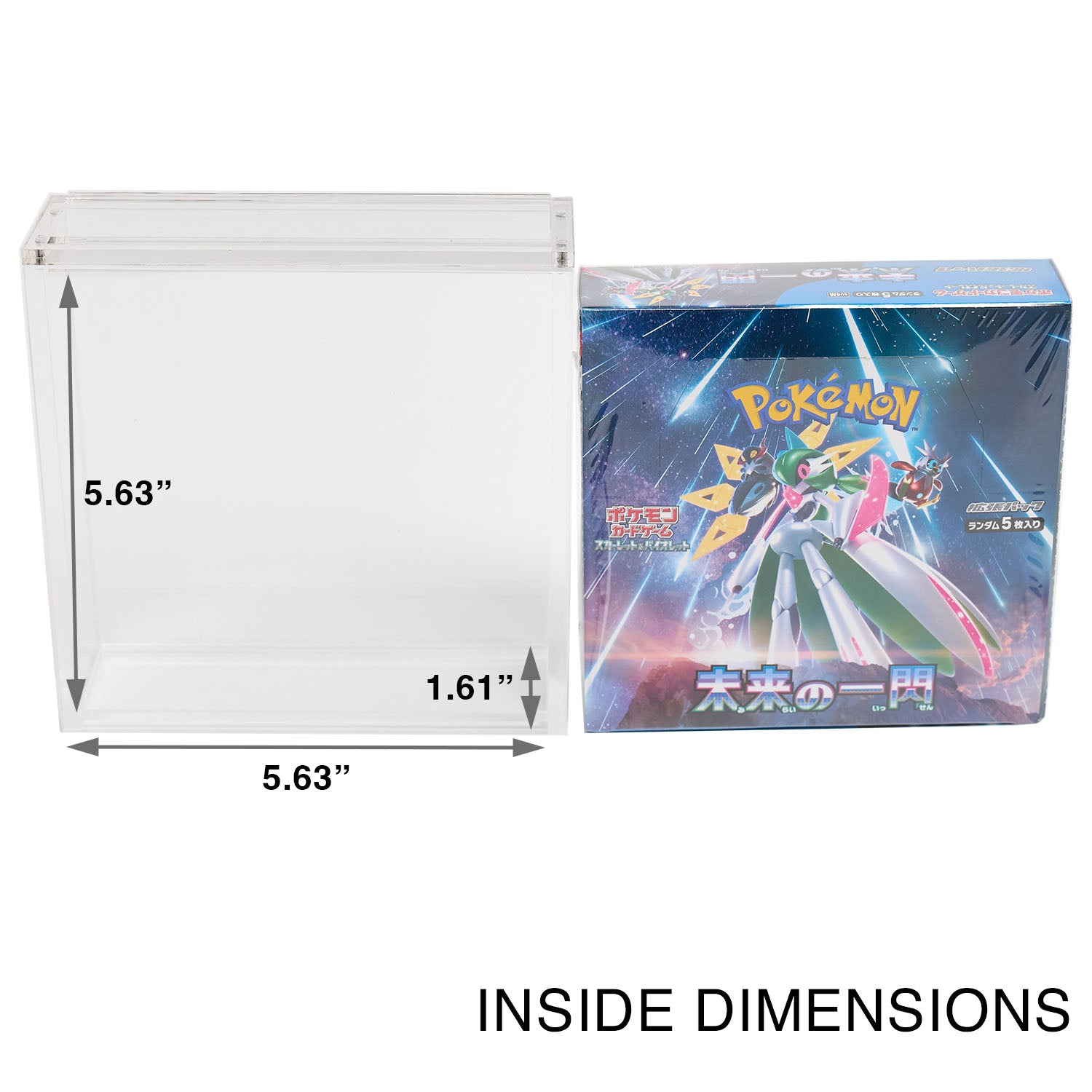 Arcylic Case for Pokemon Japanese Booster Expansion Box (Large) – Platinum  Protectors Wholesale