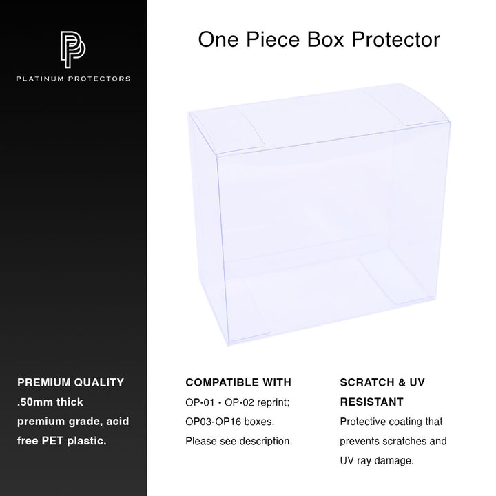One Piece Booster Box Protectors OP-01 to OP-16 (01-02 Reprint)