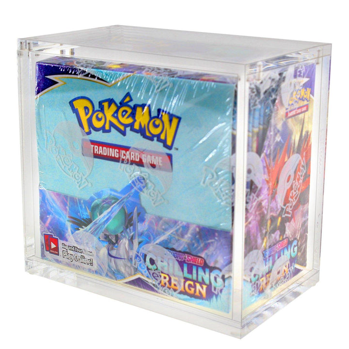 acrylic booster box case pokemon Acrylic Case for Pokemon Booster Box (8mm thick) – Platinum Protectors Wholesale