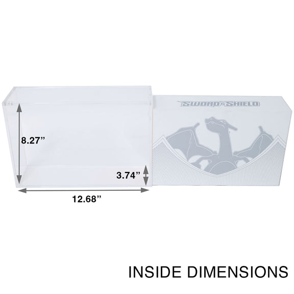 Acrylic Case for Pokemon Charizard UPC Box – Platinum Protectors Wholesale